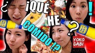 JAPONESA prueba COMIDA PERUANA 🇵🇪 por 1a VEZ ❤️ Especial Fiestas Patrias 2018 [upl. by Rellim242]