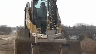 Level Best ParaLevel Skid Steer Laser Grading Box with GPS [upl. by Aihsinyt]