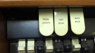 1966 Hammond M143 organ first test [upl. by Jochbed]