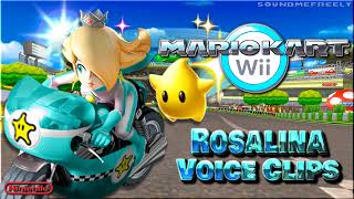 All Rosalina Voice Clips • Mario Kart Wii • All Voice Lines • 2008 SoundMeFreely [upl. by Anirbac]