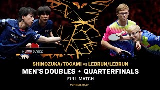 FULL MATCH  Togami  Shinozuka vs Lebrun  Lebrun  MD QF  ChinaSmash 2024 [upl. by Don679]