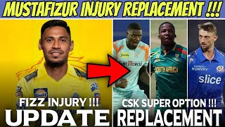 CSK Replacement Option For Mustafizur Rahman 🔥  IPL 2024 NEWS [upl. by Ocsecnarf461]