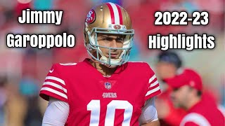 Jimmy Garoppolo 2022 Highlights [upl. by Odnuges]