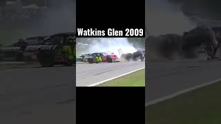 Jeff Gordons 2009 Watkins Glen crash shorts [upl. by Aissak]