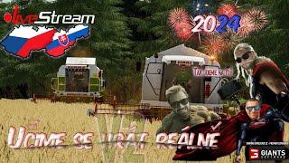 NOVOroční LIVE stream⛄❄️  Farming Simulator 2022  03 Učíme se hrát reálně V2 🤣 Konečně s Milanem🤣 [upl. by Inittirb]