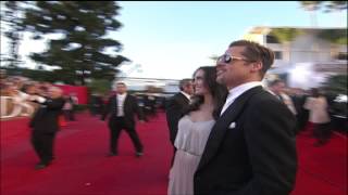 Angelina Jolie and Brad Pitt Fashion Snapshot Golden Globes 2009 [upl. by Moulton]