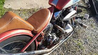 shovelhead sound ❤️ httpswwwinstagramcomchopperdesignbyluggenigshidYzAwZjE1ZTI0Zg [upl. by Nosyla]