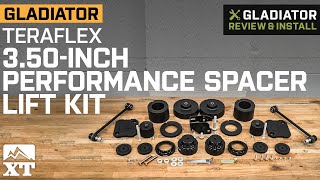 Jeep Gladiator JT Teraflex 350Inch Performance Spacer Lift Kit Review amp Install [upl. by Hales]