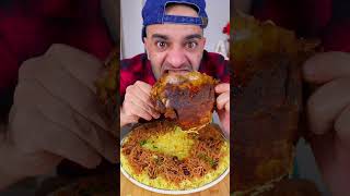 موكبانغ قوزي كبسة منسف برياني سمه ماشئت تعددت التسميات والطعم واحد Mutton Biryani Mukbang Shorts [upl. by Etsirk]