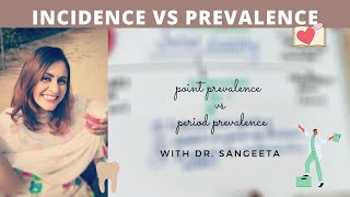 epidemiology lecture incidence and prevalence  part 2 [upl. by Liss]