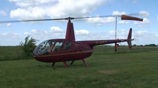 Robinson R44 start and take off [upl. by Rushing]