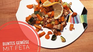 Buntes Gemüse mit Feta [upl. by Nnahtebazile145]