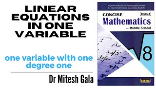 Std 8 Ex 14A Linear Equations in one variable [upl. by Goodard]