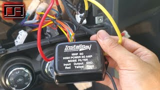 Stereo Head Unit Alternator Whine Noise Filter Fix Power Wire vs Ground Loop Scion tC2  tC25 [upl. by Chiquita]