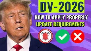 DV 2026 Apply Date How to Successfully Apply for the DV 2026 Lottery  Avoid These Mistakes [upl. by Natsirt342]