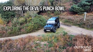 OffRoading at the Devils Punch Bowl in our Defender TD5  Outbound Diaries [upl. by Ericka]