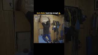 Rock climber hand Grip strength 💪shorts ytshorts facts viral dailyfacts [upl. by Oigolue684]