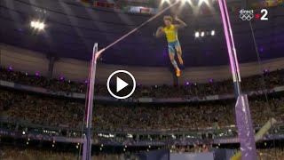 Armand Duplantis Breaks World Record amp Wins Gold for Sweden in Mens Pole Vault Final Olympics 2024 [upl. by Renner205]