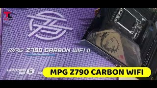 MSI MPG Z790 CARBON WIFI II Gaming DDr5 Motherboard featuring Wi Fi 7 solution  Tech Land [upl. by Nomled]