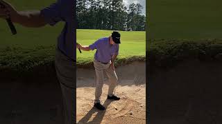 The Geezer shows how to play a bunker shot sand trapbunkerbirdieseniorsandtrapparsandwedge [upl. by Beghtol536]