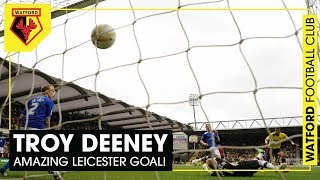 TROY DEENEY  AMAZING LASTMINUTE GOAL V LEICESTER SENDS WATFORD TO WEMBLEY [upl. by Janessa]