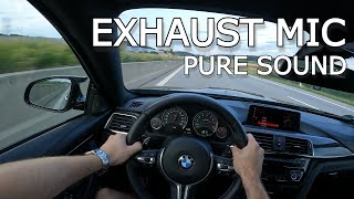 M4 Competition PURE Exhaust Sound German Autobahn POV [upl. by Tacita]