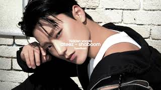 ateez  shaboom hidden vocals [upl. by Imaon164]