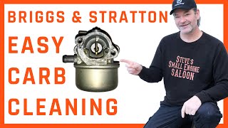 Easiest Way To Clean A Metal Briggs Carburetor [upl. by Tibbitts]