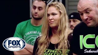 Ronda Rousey chooses first fight  TUF 18 [upl. by Janela]