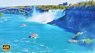 NIAGARA FALLS Beautiful Autumn  4K [upl. by Reffineg794]