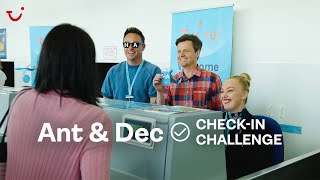 Checkin Challenge with Happiness Ambassadors Ant amp Dec  TUI [upl. by Nicolella861]