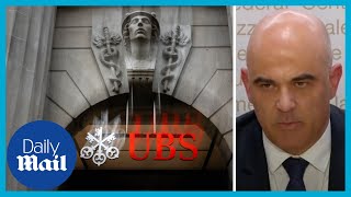 Credit Suisse crisis UBS acquires rival in emergency rescue deal [upl. by Nahgen]