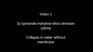 Cavitation Bubble Collapse Near Elastic Membrane [upl. by Behm]