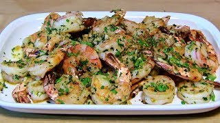 Gebratene Knoblauch GarnelenEinfach nur gebratene Knoblauch Garnelen mit Chilifried garlic shrimp [upl. by Ferren]