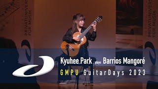 Kyuhee Park plays A Barrios Mangoré – Una Limosna por el Amor de Dios [upl. by Barina]