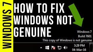 How to Fix Windows is Not Genuine  Remove Build 76017600  100 Working Windows 7810  2023 [upl. by Llerreg]