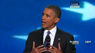 President Obama Acceptance Speech at 2012 Democratic National Convention CSPAN  Full Speech [upl. by Adaynek]