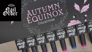 Unboxing the nailorder Autumn Equinox Gel Collection [upl. by Hanala]