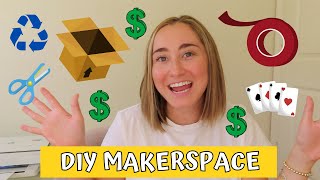 DIY MINI MAKERSPACE  How to Make a LowCost Makerspace in a Box for Elementary Teachers amp Parents [upl. by Lleunamme]