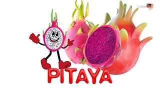 KIDS SONG PITAYA FRUIT SPELLINGS RHYMES [upl. by Ahsilef556]