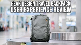 Peak Design Travel Backpack 45L User Experience Review [upl. by Inilahs]