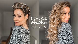 REVERSE HEATLESS CURLS Comfortable To SleepIn  Shonagh Scott [upl. by Cathrin254]