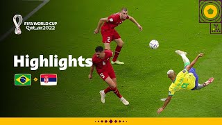 STUNNING Richarlison goal  Brazil v Serbia highlights  FIFA World Cup Qatar 2022 [upl. by Christensen]