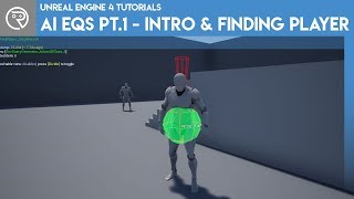 Unreal Engine 4 Tutorial  AI EQS Part 1  Introduction amp Finding the Player [upl. by Richella]