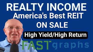 Realty Income America’s Best REIT On Sale For HighYield And High Return  FAST Graphs [upl. by Mitinger121]