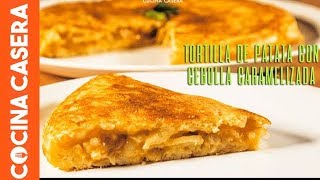 Tortilla de Patatas con Cebolla Caramelizada [upl. by Perlman550]