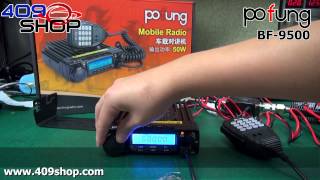 Pofung BF9500 UHF 400470MHz Mobile Radio Car Transceivers [upl. by Kester]