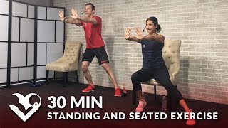 30 Min Exercise for Seniors Older People Elderly  Seated Chair Exercises Senior Workout Routines [upl. by Venola]