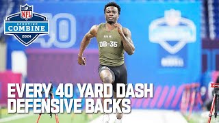 Every Defensive Backs 40 Yard Dash [upl. by Kannry]