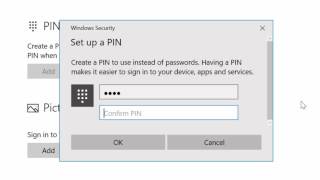 How To Set A Windows 10 Pin Code [upl. by Nylesaj]